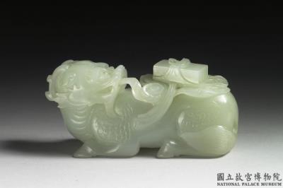 图片[2]-Jade Qilin (mythical creature), Qing dynasty (1644-1911)-China Archive